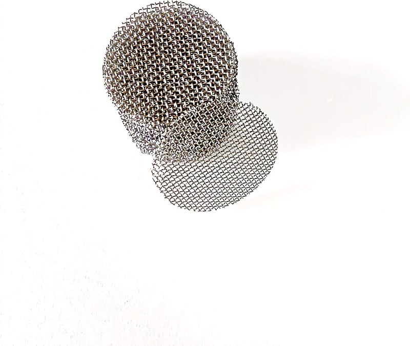 Ruilida Stainless Steel Pipe Screens 5/8 Inch 200pcs Premium Thick,0.63" Pipe Screen Filters with Metal Storage Box - Image 4